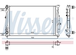 HLADNJAK VODE AUDI A4 II 16-18-18T TÜV-AHE