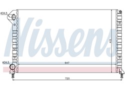 HLADNJAK VODE FIAT DOBLO 1,4 1,6 1,9D