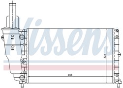 HLADNJAK VODE FIAT PUNTO 93-99 HLAD 60 AC-