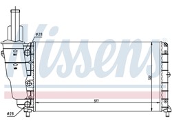HLADNJAK VODE FIAT PINTO I 55 1,2