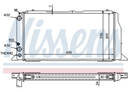 HLADNJAK VODE AUDI 80 III 86-91 16D-16T