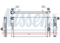 HLADNJAK VODE BMW F30 /31 011- 325D