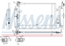 HLADNJAK KLIME RENAULT CLIO 1,5CI 51*38