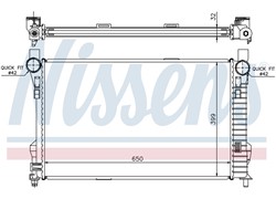 HLADNJAK VODE MERCEDES W203 C270 CDI