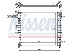 HLADNJAK VODE MERCEDES ML 270 CDI 98- TÜV-KVALITET