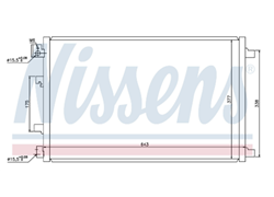HLADNJAK KLIME NISSAN QUASHAI 07- 1.6 BENZIN
