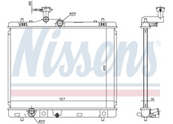 HLADNJAK VODE SUZUKI SWIFT 1,2 BENZ 011-