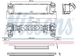HLAD INTERC.BMW  F20  F30 1.4-1.6-1.8-2.0(495X133X80)