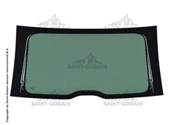 ZADNJA ŠAJBA VOLVO XC60  08- ZATAMNJENA