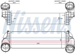 HLADNJAK INTERCOLERA BMW X5 07-013- 30D/25D