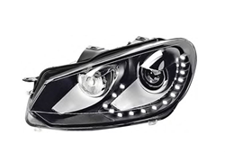 FAR VW GOLF VI 08-012 LX CRNO/KROM XENON S LED POZICIJOM