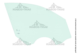STAKLO PREDNJI DESNI VRATA  BMW X4 018- S.GOBIAN