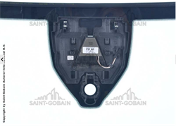 ŠAJBA SEAT LEON MOD: 016- SENZOR ACUST+TELECAM S.GOBAIN