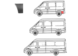 KRAJ ZAD BLATOBRANA  ZAD. DIO 22CM DONJI DIO SPRINTER 95- LX