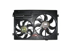 VENTILATOR KOMPLET DUPLI BENZ/DISEL GOLF V 03- OE: 1K0121207AD