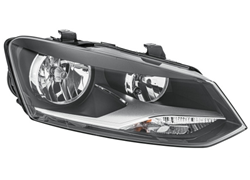 FAR VW POLO 09- DX H7+H7 BEZ MOTORA KROM LAJSNA