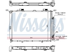 HLADNJAK VODE MERCEDES W210 300 DIZEL 95-