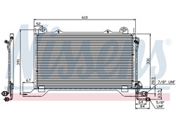 HLADNJAK KLIME MERCEDES W210 220D 290TD 300D