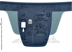 ŠAJBA MAZDA CX3 016-  SENZOR MODIF. TELECAMERA GLAVISTA