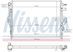 HLADNJAK VODE PORSCHE CAYENNE VW TOUAREG 3,0 TDI 010-