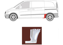 KRAJ ZAD BLATOBRANA PREDNJI DIO MERC VITO 03- LX  3200MM/17CM