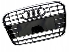 MASKA AUDI A6 011- ZA SENZ. CRNA/SJAJNA KROM OKVIR (SIVE LAJSNE)