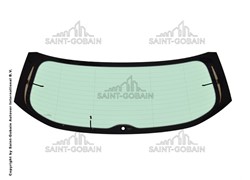 ZADNJA ŠAJBA SEAT ARONA 017- ANTENA GRIJAČ ZATAMNJENA