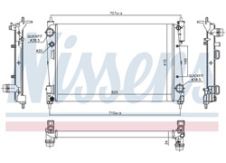 HLADNJAK VODE OPEL CORSA 06-015 55KW TUV KVLITET
