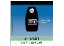 ŠAJBA BMW 7 01-08 E65 MOD:03-04 SENZOR+GRIJAČ+ANT+REFLEKT. PILK.