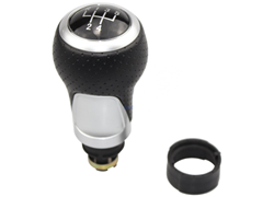 RUČKA MJENJAČA AUDI A3 96- R+5 12MM CRNO/KROM S RUPOM (BEZ KOŽE)