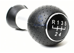 RUČKA MJENJAČA VW GOLF IV 98- R+5 12MM CRNO/KROM (BEZ KOŽE)