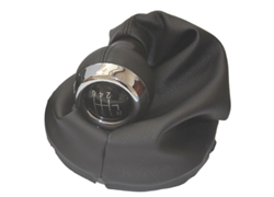 RUČKA MJENJAČA MINI COOPER R55-6 BRZINA SREBRENO/CRNA (S KOŽOM)