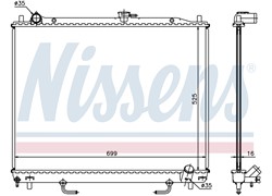 HLADNJAK VODE MB PAJERO 3,2 DID 00-