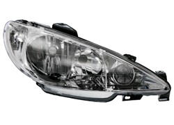FAR PEUGEOT 206 98- DX EL. H7/H7 TYC