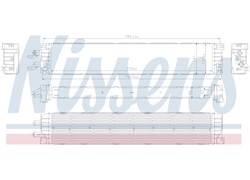 HLADNJAK VODE DODATNI AUDI A4 015-018 2.0 DIZEL (720X131X54)
