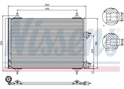 HLADNJAK KLIME PEUGEOT 307