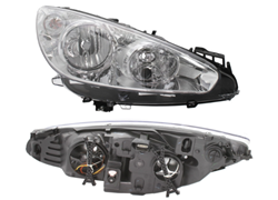 FAR PEUGEOT 308 011- H7-H7 DX EL. TYC