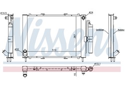 HLADNJAK VODE + KLIME RENAULT KANGOO 19DCI