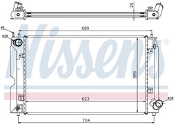 HLADNJAK VODE TOYOTA AVENSIS 03-