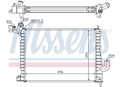 HLADNJAK VODE OPEL VECTRA B 2,0TDI 16V