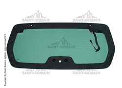 ZADNJA ŠAJBA CITROEN BERLINGO 2008- 1 VRATA TAMNA BENSON