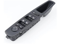 PREKIDAČ POD.STAKLA REN. MEGANE 08- 4 TIPKE PRED. LX (13PIN)SIVI