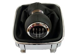 RUČKA MJENJAČA S KOŽOM VW GOLF V 03- KROM OKVIR 5 BRZINA