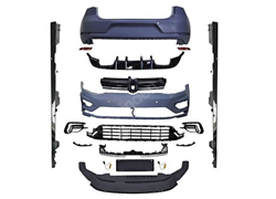 BRANIK SET PRED.+ZAD VW GOLF VII R-LINE 016- S RUP ZA PERAČ+PRAG