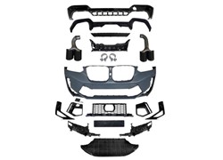 BRANIK PR.+ZAD. SET BMW X3 G01 M-TECH 019- PRAGOVI+REŠETKE+SPOJL