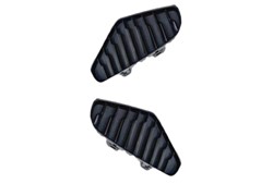REŠETKE ZAD. BRANIKA RENAULT CLIO 023- SET DX+LX CRNE