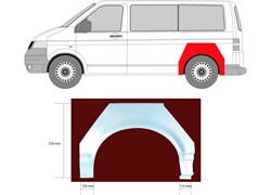 RUP ZADNJ VW T5 03- DESNI