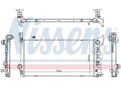 HLADNJAK VODE VOLVO XC40 017- 2.0 BENZIN/HIBRID/DIZEL AUT/MAN