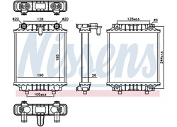 HLADNJAK VODE DODATNI AUDI A6 010- 3,0 4,0 TFSI 3,0 DIZEL