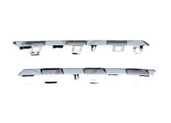 LAJSNE MASKE RENAULT KANGOO 021- SET DX+LX KROM